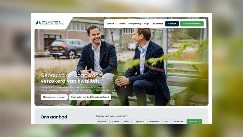 Actueel woningaanbod, rechtstreeks vanuit Realworks.